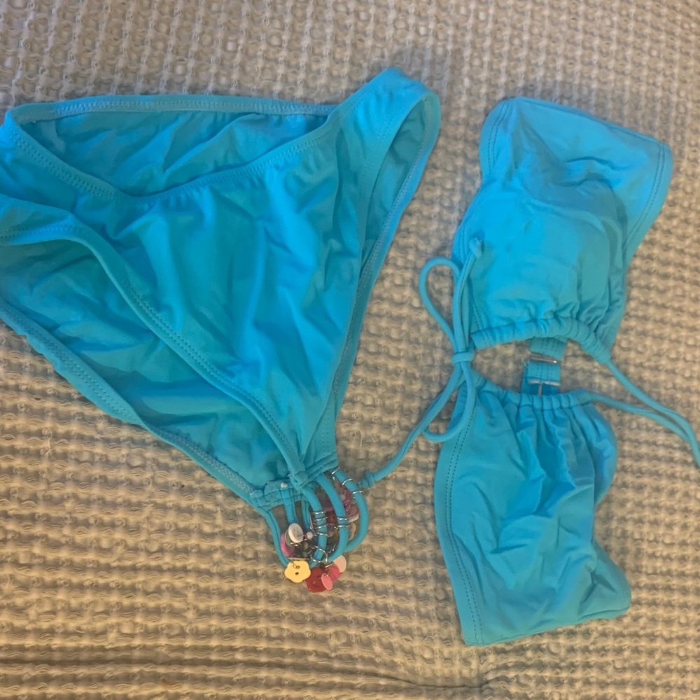 No Boundaries Blue Bikini Set